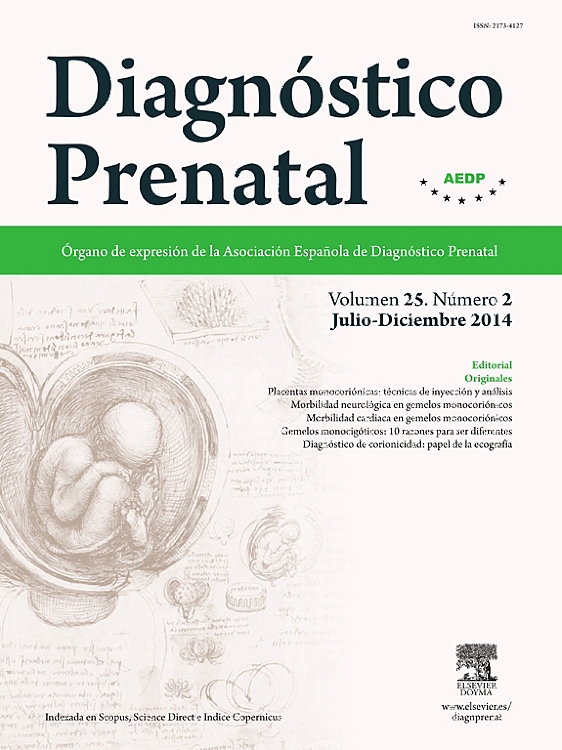 Go to journal home page - Diagnóstico Prenatal